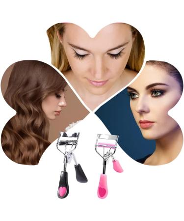 2 Pcs Eyelash Comb Curlers with Built-in Comb Lash Curlers Stainless Steel Eye Lashes Curlers for Eyelash Girls(Random Color) - Buy Online on GoSupps.com