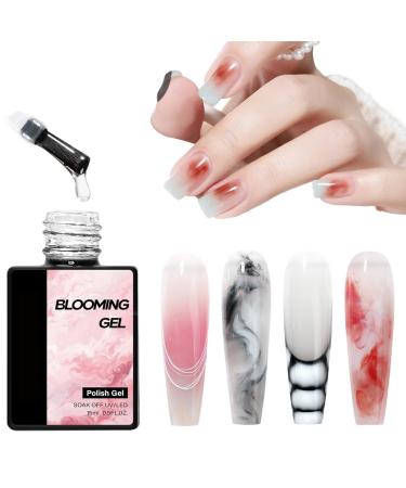 Nail Glue Gel 15ml Fast Melting with Gradient Precise Colors and Natural Effect Gel Nail Color For Enthusiasts Women Girls Family Friends Home Salon and Daily Use