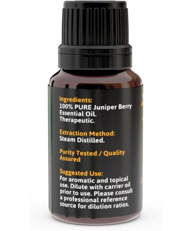 Juniper Berry Essential Oil - 100% Pure 15 ml - Buy Online on GoSupps.com