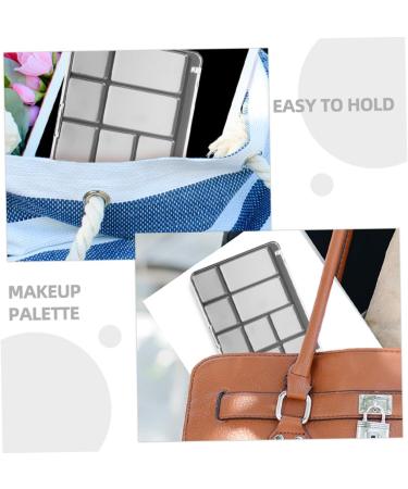 SOIMISS Palette M tallique pour Fard Paupi res Vide Magn tique 2 Pi ces 10 Compartiments avec Couvercle Transparent pour Maquillage Professionnel et Usage Quotidien - Buy Online on GoSupps.com
