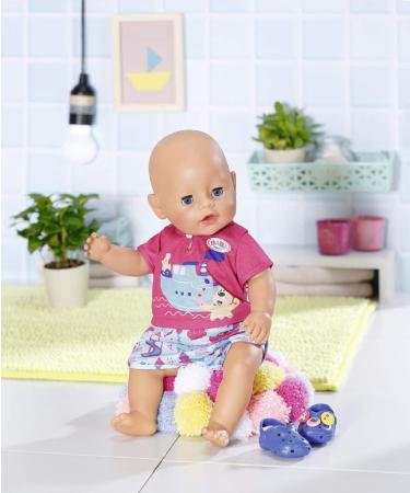 BABY Born 830628 Bath Pjamas with Shoes Doll Toy - Soft and Cozy Set for Bathtime Fun - Buy Online on GoSupps.com