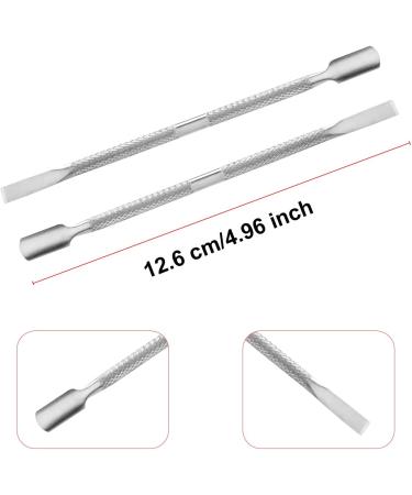 4 Pieces Cuticle Pusher and Cuticle Cutter Stainless Steel Cuticle Remover Tool for Nail Exfoliation Gel Nail Removal Cuticle Pusher Set Cuticle Cutter for Fingernails and Toenails - Buy Online on GoSupps.com