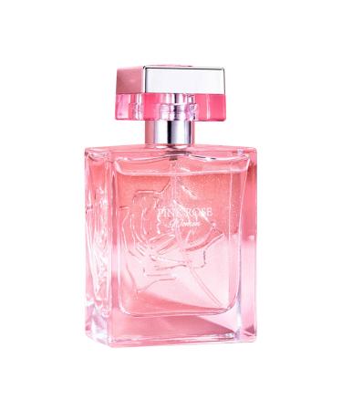 Rose Carved Eau Parfumes for Women and Men Exquisite Carved Rose Eau Toilette Long-Lasting Refreshing Light Perfumes with Rose Fragrances Improve Self Confidence 50ml (A 1pc)