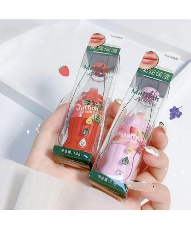 Soda Bottle Moisturizing Lip Balm Lip Care Lip Oil Fruit Moisturizing Lipstick Base Cute Makeup Female Cosmetics-Not Easy To Fade (Peach) - Buy Online on GoSupps.com