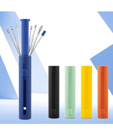 Stainless Steel Ear Wax Remover Tool - Green Earwax Collector for Men and Women - Buy Online on GoSupps.com