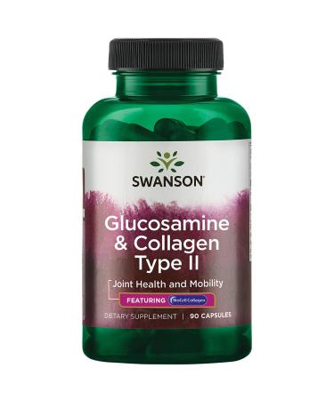 Swanson Glucosamine & Collagen Type II 90 Capsules