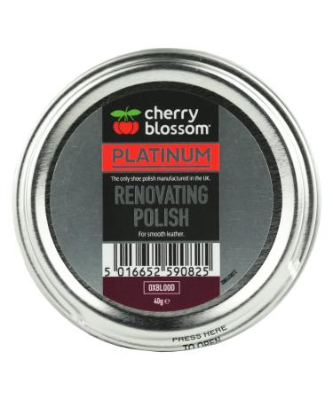 Cherry Blossom Footwear Renovating Polish Shoe Oxblood 40g