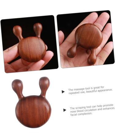 PartyKindom Outil de Massage Nez en Bois de Santal Masseur Facial Gua Sha Portable Outil de R flexologie Massage Visage -D tente Utilisation Domicile - Buy Online on GoSupps.com