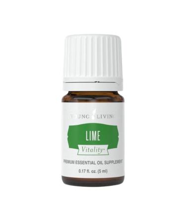 Young Living Lime Vitality 5ml - Food-Grade Essential Oil for Culinary Creations - Adds Delicious Zing to Dishes - Citrus Flavor with Zesty Notes for Cooking - Enhances Food and Beverages