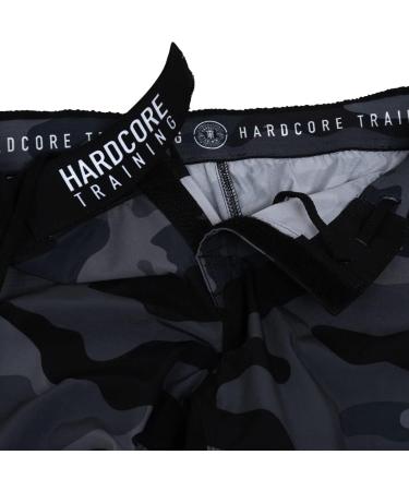 Hardcore Training Night Camo 2.0 Fight Shorts for Men - MMA, Boxing, BJJ, Muay Thai | No Gi Medium Size - Buy Online on GoSupps.com