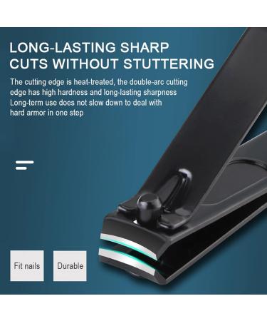 Professional Nail Clippers Manicure Set for Thick Nails - Cuticle Remover and Toe Nail Care - Pedicure Kit for Men and Women - Portable Travel Tool - Buy Online on GoSupps.com