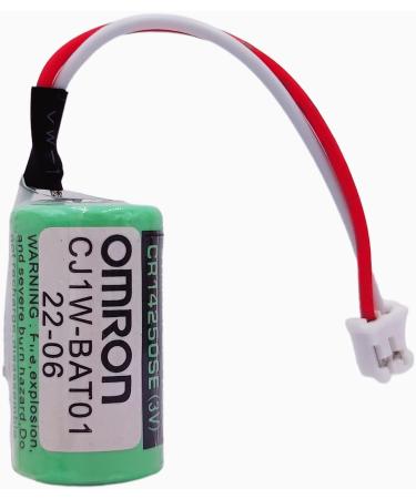 3V 1000mAh CJ1W-BAT01 Battery - 2 Pack CR14250SE-R for CJ1M CP1H CP1L PLC - Green - Buy Online on GoSupps.com