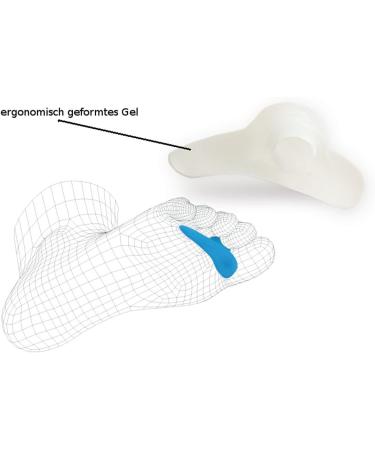 Fabacare Corbby Premium Hammer Toe Cushions - Gel Silicone Corrector Pad for Pain Relief & Correction - Size S - Shop Now! - Buy Online on GoSupps.com