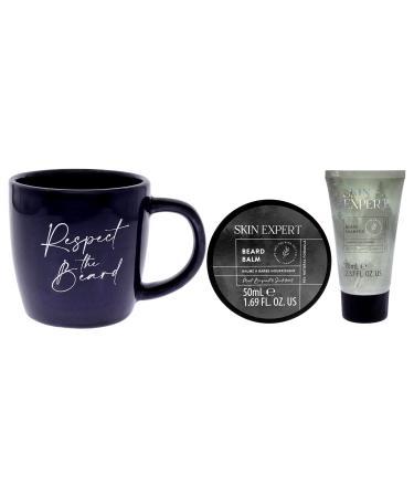 Shop Skin Expert Mug Set for Men | 3 Pc Beard Shampoo Balm & Cup | The Kind Edit Co - International Shipping Available - Buy Online on GoSupps.com