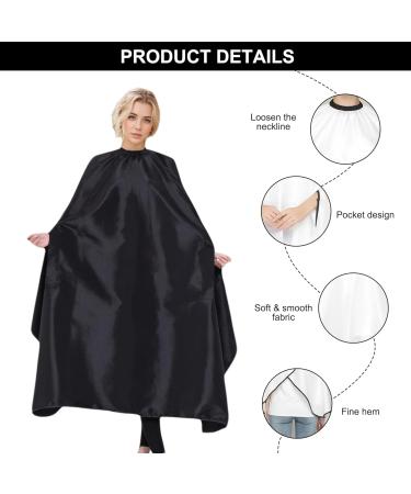 Buy Premium Hair Cutting Cape - 59x59 Inch Salon Gown for Hairdressing Dye & Perming - International Shipping Available - Buy Online on GoSupps.com