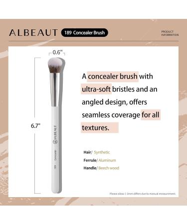 Pinceau anti-cernes pinceau de maquillage biseaut pour estomper sous les yeux motif patte de chaton (189 anti-cernes) - Buy Online on GoSupps.com