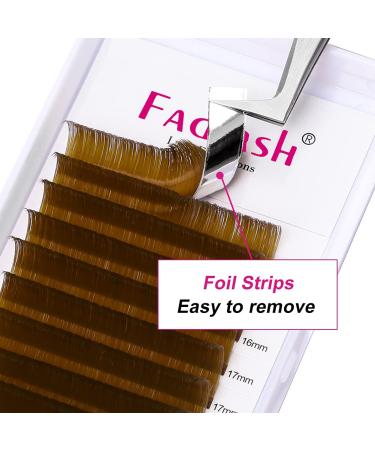 Easy Fan Volume Lashes | Brown Curl Volume Lash Extensions 8-14mm Mixed Tray - Perfect for Stunning Eyelash Extensions - Buy Online on GoSupps.com
