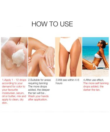 Self Tan Drops 30ml | Sunless Face & Body Tanning Water for Custom Self Tanner - Buy Online on GoSupps.com