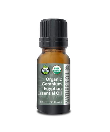 Best Geranium Essential Oil Pure Certified Organic Therapeutic Grade 10ml