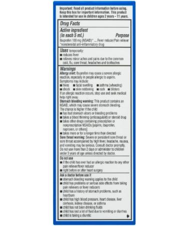 Buy Advil Child Fever Liquid (4oz) - Fast Shipping Worldwide | Relief for Children's Fever & Pain - Buy Online on GoSupps.com