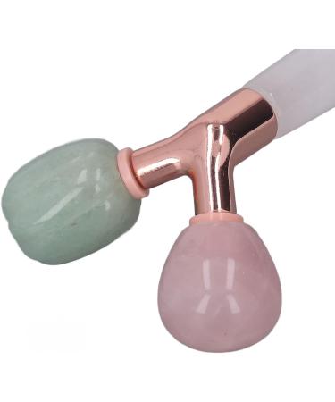 Jade Face Massager Roller | Skin Tightening & Puffiness Reduction | Handcrafted Facial Lifting Tool for Women - Shop Internationally - Buy Online on GoSupps.com