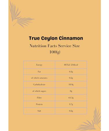 Pure Ceylon Cinnamon Powder 200g - Buy Online on GoSupps.com