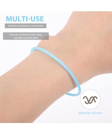 HOMSFOU 50 Pcs Wristbands Jelly Wristband Kids Jelly Bracelet Stretchy Bracelet Rubber Jelly Bracelets Silicone Jelly Bracelets Jelly Bracelets 80's Fudge Hand Silica Gel Child 5.8x5.8cmx3pcs Assorted Colorx3pcs - Buy Online on GoSupps.com