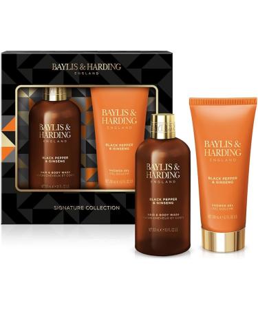Baylis & Harding Black Pepper & Ginseng Men's Luxury Bathing Duo Gift Set - Vegan Friendly - Buy Online on GoSupps.com