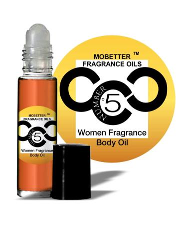 Number 5 C Perfume Fragrance Body Oil for Women by Mobetter Fragrance Oils