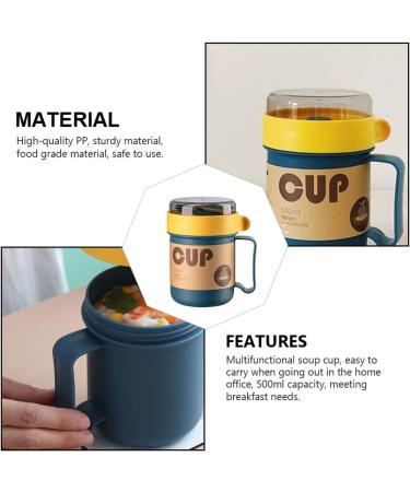 Veemoon 3 Pcs Soup Cup Breakfast Cup Vacuum Bento Lunch Bag Women Microwavable Cup Insulated Food Jar Portable Stainless Coffee Mug Sealing Milk Cup Pp Travel With Cover Microwave Oven Cup - Buy Online on GoSupps.com