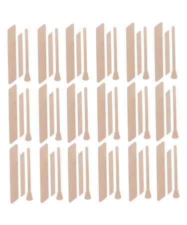 Angoily 150pcs Wax Stick For Hair Removal Tool Bagged Wooden