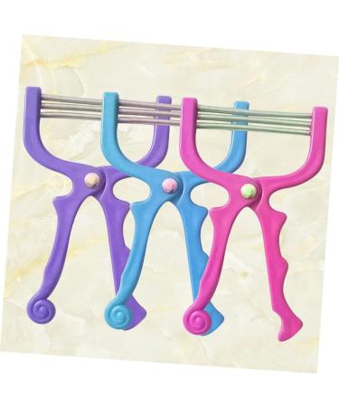 ERINGOGO Lot de 3 pilateurs Faciaux Ressort Indolores Portable pour Femmes et Hommes Outil D' pilation Visage Usage Quotidien Visage sans Produits Chimiques Couleur - Buy Online on GoSupps.com