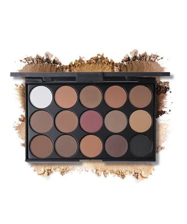 PhantomSky 15 Colors Eyeshadow Makeup Palette Cosmetic Contouring Kit - Perfect for Professional and Daily Use