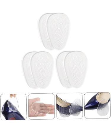 NOLITOY 3 Pairs Shock-Absorbing Anti-Slip Mat Silicone Heel Protectors Invisible Gel Pads for Women's High Heels Soft Breathable Cushion Inserts - Buy Online on GoSupps.com