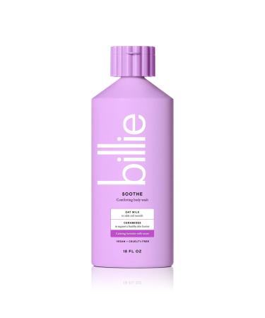 Billie Soothe Comforting Womens Body Wash 18 fl oz Calming Lavender Milk Scent Vegan Cruelty Free