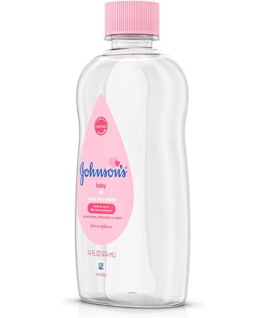 Johnson's Baby Oil 14 Fl Oz (Pack of 6) - Pure Mineral Oil for Preventing Moisture Loss - Original Formula - Packaging May Vary - Buy Online on GoSupps.com