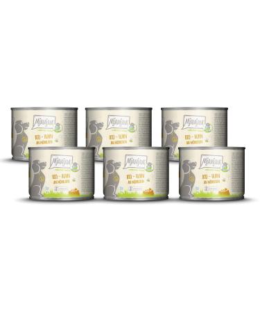 MjAMjAM - Premium Wet Dog Food - Naturally Delicious - Organic Chicken with Carrots Pack of 6 (6 x 200g) Grain Free with Extra Meat