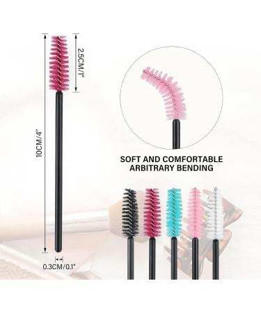 50 PCS G2PLUS Multi-Colored Eyelash Brushes Spoolies - Disposable Mascara Wands for Eyelash Extensions - Buy Online on GoSupps.com