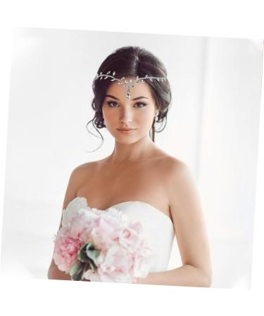 GLSTOY Bridal Headwear Forehead Headpiece Rhinestone Hair Accessory Bride Headpieces Women Head Chain Jewelry Rhinestone Head Chain Wedding Head Jewelry Rhinestone Headpiece Metal Jewelry - Buy Online on GoSupps.com