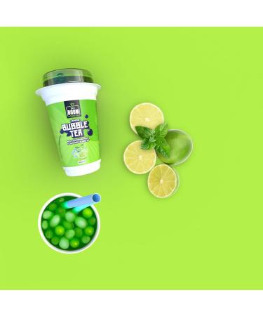 DM'S Boom Bubble Tea Lemon Bubble Tea With Popping Mint Flavored Bubbles 250 ml (Pack of12) - Buy Online on GoSupps.com