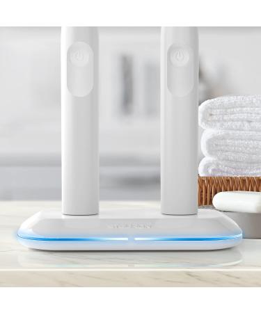 Galvanox Dual Toothbrush Charger for Philips Sonicare Electric Toothbrushes - Replacement for HX6100 - Waterproof Charging Base - Compatible with Protective Clean 4100, 6100, Kids Models & More - Buy Online on GoSupps.com