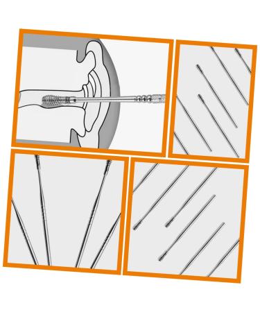 FRCOLOR 6pc Stainless Steel Ear Pick Set - Earwax Cleaning Tool Kit for Ear Wax Removal - Buy Online on GoSupps.com