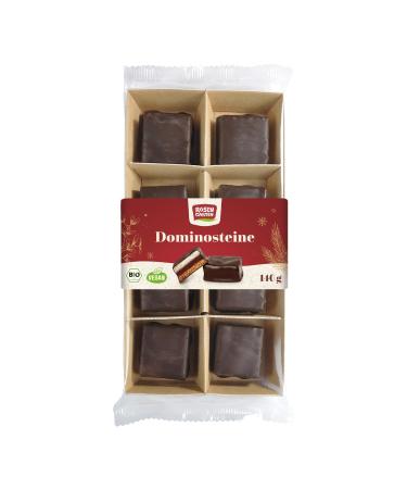 Rosengarten Rosengarten Finest Domino Stones Dark Chocolate 140g