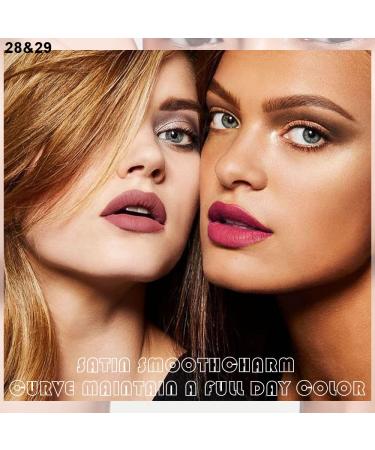 Red Lip Tint Set - BINGBRUSH 2 Colors Liquid Matte Lipstick and Lipliner | Waterproof, 24-Hour Velvet Finish | Nonstick Cup, Pigmented Lip Makeup Gift for Women - Labiales28&29 (0.35 Fl Oz) - Buy Online on GoSupps.com