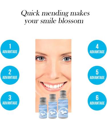 Aunye Temporary Tooth Repair Kit | Fix Broken Teeth & Dentures | Perfect for Halloween & Cosplay (20ml) - Buy Online on GoSupps.com