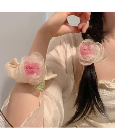 XIAHIOPT Flower Hair Clip Flower Hair Scrunchies Rose Barrettes Rose Scrunchies Flower Hair Barrettes Clip pin A dry rose hairpin - Buy Online on GoSupps.com
