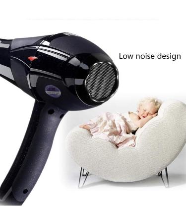 Hair Dryer 2300W Ionic Professional Blow Dryer with Air Nozzle 2 Speed 3 Heat Settings and Cool Shot Button Low Noise Hairdryer Powerful AC Motor Fast Drying Black for Home and Salon Small Gift - Buy Online on GoSupps.com