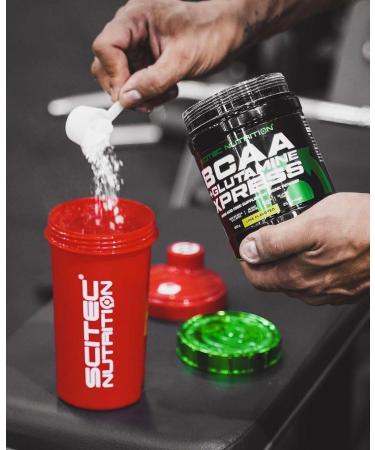 Scitec Nutrition BCAA + Glutamine Xpress Powder 600g Apple - Pack of 1 - Buy Online on GoSupps.com