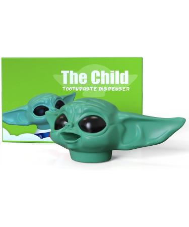 2022 Baby Yoda Toothpaste Cap Dispenser for Kids and Adults - Funny Green Toothpaste Topper for Fans - Buy Online on GoSupps.com