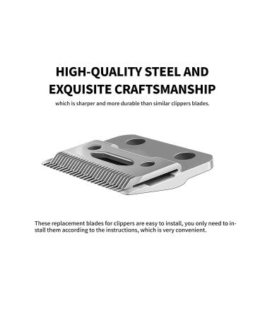 KBDS Professional Replacement Clipper Blades for Wahl 5-Star Senior, Magic Clip, Reflections Senior - Precision 2-Hole Adjustable Hair Clipper Parts - Buy Online on GoSupps.com